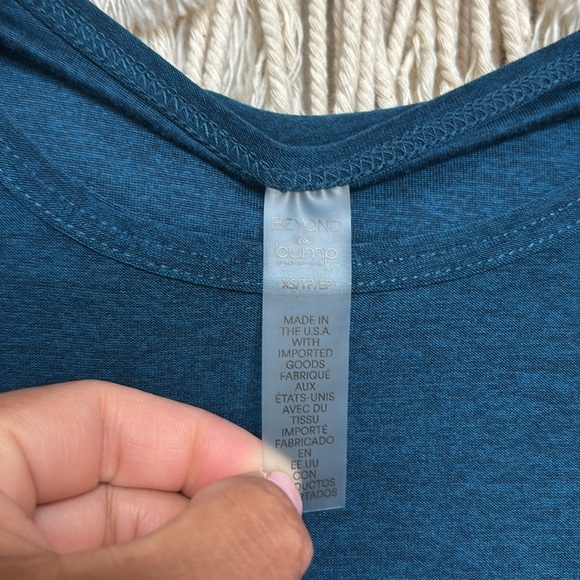 Beyond Yoga Long Sleeve Tee - Navy Blue - Picture 5 of 9